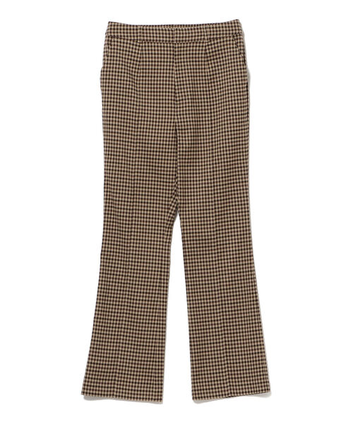 Ray BEAMS（レイビームス）の「Ray BEAMS / チェック ストレッチ フレア パンツ（その他パンツ・レディース・ブラウン/グリーン・1/0）」の17枚目の写真