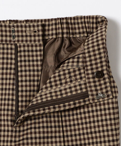 Ray BEAMS（レイビームス）の「Ray BEAMS / チェック ストレッチ フレア パンツ（その他パンツ・レディース・ブラウン/グリーン・1/0）」の20枚目の写真