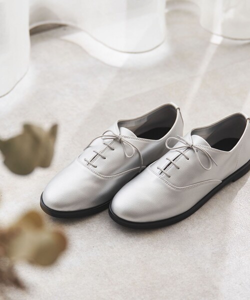 coen（コーエン）の「レースアップシューズ（ドレスシューズ・レディース・ホワイト/ブラック/シルバー・SMALL/MEDIUM/LARGE）」の14枚目の写真
