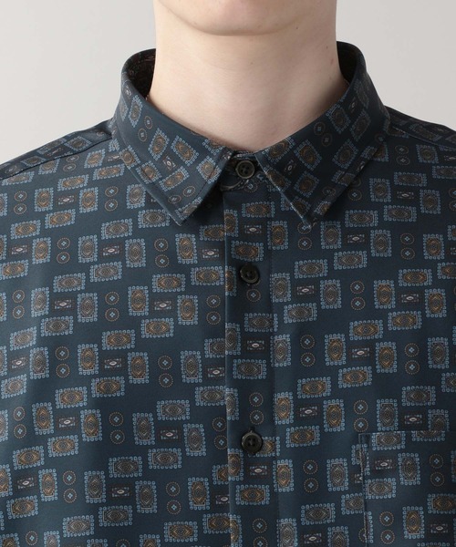 RAGEBLUE(レイジブルー)の「ラグイージー/総柄シャツ/959750(シャツ/ブラウス・メンズ・ブラウン/ネイビー・MEDIUM/LARGE)」の10枚目の写真