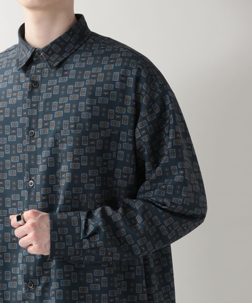 RAGEBLUE(レイジブルー)の「ラグイージー/総柄シャツ/959750(シャツ/ブラウス・メンズ・ブラウン/ネイビー・MEDIUM/LARGE)」の13枚目の写真