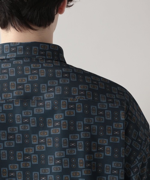 RAGEBLUE(レイジブルー)の「ラグイージー/総柄シャツ/959750(シャツ/ブラウス・メンズ・ブラウン/ネイビー・MEDIUM/LARGE)」の15枚目の写真