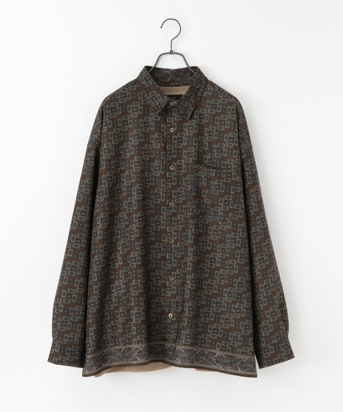 RAGEBLUE(レイジブルー)の「ラグイージー/総柄シャツ/959750(シャツ/ブラウス・メンズ・ブラウン/ネイビー・MEDIUM/LARGE)」の20枚目の写真