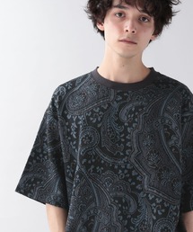RAGEBLUE | ペイズリー柄/ジャガードTシャツ/957483(Tシャツ/カットソー)