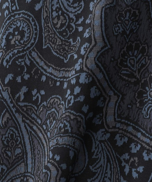 RAGEBLUE(レイジブルー)の「ペイズリー柄/ジャガードTシャツ/957483(Tシャツ/カットソー・メンズ・ブラック/ダークブラウン・MEDIUM/LARGE)」の16枚目の写真