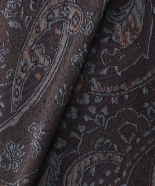 RAGEBLUE(レイジブルー)の「ペイズリー柄/ジャガードTシャツ/957483(Tシャツ/カットソー・メンズ・ブラック/ダークブラウン・MEDIUM/LARGE)」の17枚目の写真