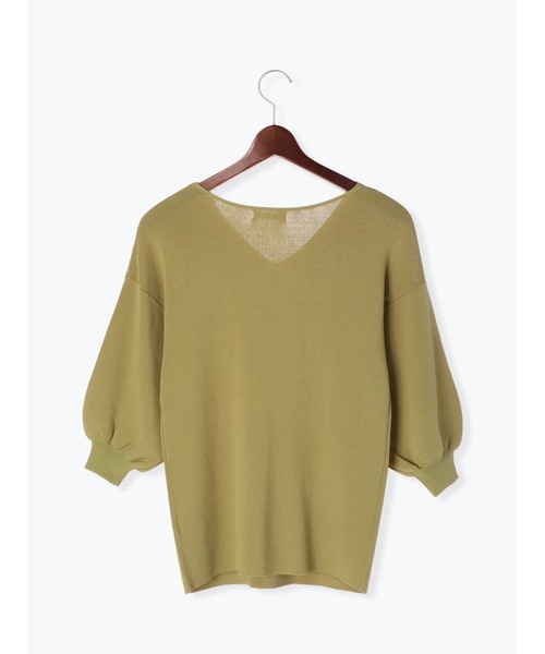 Te chichi(テチチ)の「ボリュームスリーブニットプルオーバー(ニット/セーター・レディース・オフホワイト/グリーン/ネイビー・フリ-)」の16枚目の写真