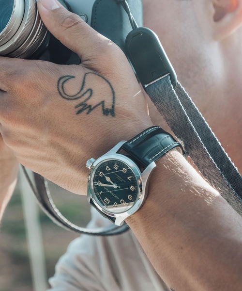 HAMILTON（ハミルトン）の「HAMILTON [ハミルトン] 腕時計 Khaki Field （カーキ フィールド） Murph オート 自動巻き 42MM ブラック×ブラック（アナログ腕時計・メンズ・ブラック・FREE）」の14枚目の写真