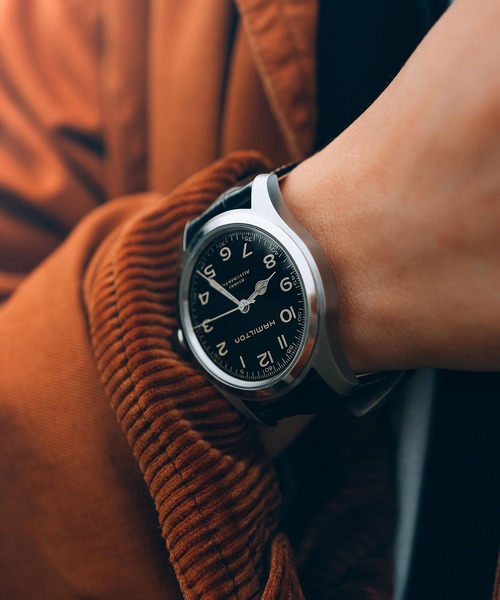 HAMILTON（ハミルトン）の「HAMILTON [ハミルトン] 腕時計 Khaki Field （カーキ フィールド） Murph オート 自動巻き 42MM ブラック×ブラック（アナログ腕時計・メンズ・ブラック・FREE）」の13枚目の写真