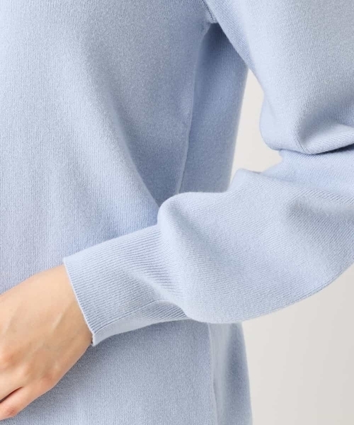 a.v.v（アーヴェヴェ）の「【洗濯機で洗える】クルーネックパフスリーブニット（ニット/セーター・レディース・ライトブルー/ブラック/アイボリー/ライトイエロー/レッド/ピンク・40/38/42/36/34）」の21枚目の写真