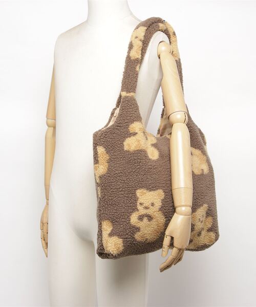 WC（ダブル シー）の「クマボアトート（トートバッグ・レディース・ブラック/ブラウン/アイボリー・FREE）」の16枚目の写真