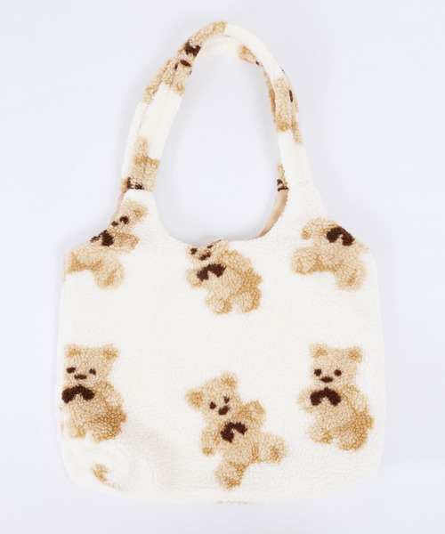 WC（ダブル シー）の「クマボアトート（トートバッグ・レディース・ブラック/ブラウン/アイボリー・FREE）」の9枚目の写真