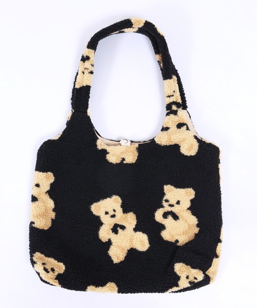 WC（ダブル シー）の「クマボアトート（トートバッグ・レディース・ブラック/ブラウン/アイボリー・FREE）」の7枚目の写真