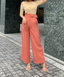 eimy istoire | ベルトセットワイドパンツ(その他パンツ)