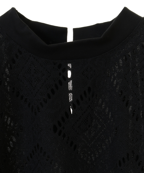 alcali(アルカリ)の「レース切替ショートトップス(Tシャツ/カットソー・レディース・キャメル/オフホワイト/ブラック・FREE)」の13枚目の写真