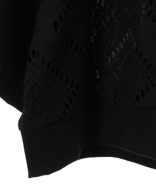 alcali(アルカリ)の「レース切替ショートトップス(Tシャツ/カットソー・レディース・キャメル/オフホワイト/ブラック・FREE)」の16枚目の写真