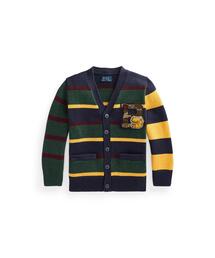POLO RALPH LAUREN CHILDRENSWEAR（ポロ ラルフ ローレン チルドレンズウェア）の「ストライプド レターマン カーディガン（カーディガン/ボレロ・キッズ）」
