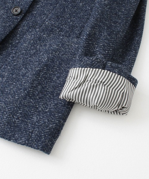 URBAN RESEARCH（アーバンリサーチ）の「URBAN RESEARCH Tailor　ROMAニットヘリンボーンジャケット（スーツジャケット・メンズ・ブルー/ブラック・42/48/46/50/44）」の16枚目の写真