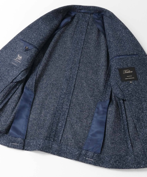 URBAN RESEARCH（アーバンリサーチ）の「URBAN RESEARCH Tailor　ROMAニットヘリンボーンジャケット（スーツジャケット・メンズ・ブルー/ブラック・42/48/46/50/44）」の10枚目の写真