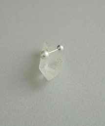 Jenny BY IMMANOEL | silver925 パール付きボルトピアス 片耳(ピアス(片耳用))