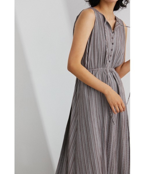 STYLEMIXER(スタイルミキサー)の「2WAYストライプワンピース(ワンピース・レディース・ブラック/オレンジ/マルチ・SMALL/MEDIUM)」の7枚目の写真