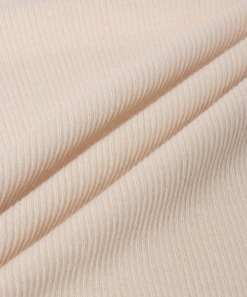 ADAM ET ROPE'（アダムエロペ）の「アンチピリングリブクルーネック（ニット/セーター・レディース・ブラック/サックスブルー/ピンク/キナリ・FREE）」の9枚目の写真