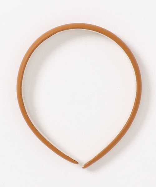 DouDou（ドゥドゥ）の「PUスリムクッションカチューシャ（カチューシャ・レディース・ブラック/キャメル/ベージュ・FREE）」の8枚目の写真