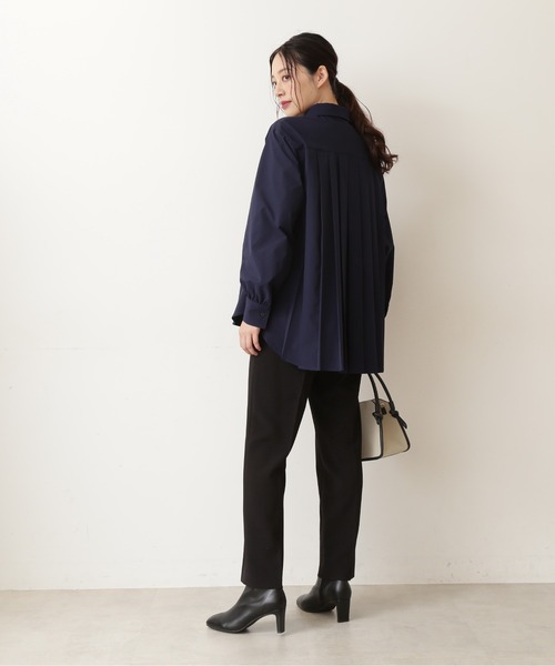 NATURAL BEAUTY BASIC（ナチュラルビューティーベーシック）の「センターコバパンツ/0171230911（その他パンツ・レディース・チャコールグレー/グリーン/ブラック・SMALL/MEDIUM/X-SMALL）」の5枚目の写真