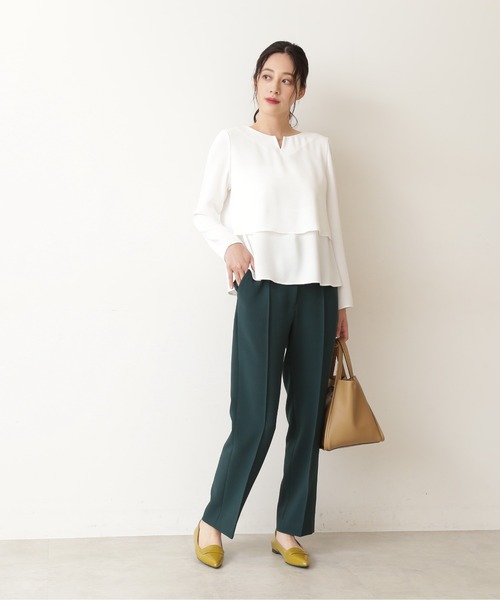 NATURAL BEAUTY BASIC（ナチュラルビューティーベーシック）の「センターコバパンツ/0171230911（その他パンツ・レディース・チャコールグレー/グリーン/ブラック・SMALL/MEDIUM/X-SMALL）」の19枚目の写真