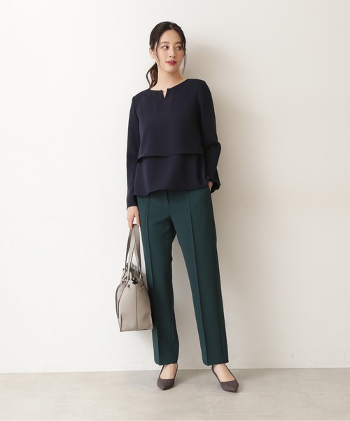 NATURAL BEAUTY BASIC（ナチュラルビューティーベーシック）の「センターコバパンツ/0171230911（その他パンツ・レディース・チャコールグレー/グリーン/ブラック・SMALL/MEDIUM/X-SMALL）」の22枚目の写真