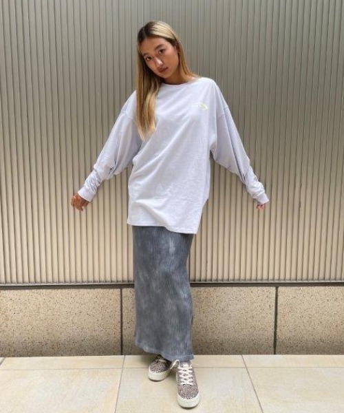 ROXY（ロキシー）の「MIX UP SKIRT/ロキシースカート（スカート・レディース・ブラック/ブラウン・MEDIUM）」の4枚目の写真