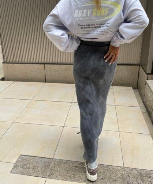 ROXY（ロキシー）の「MIX UP SKIRT/ロキシースカート（スカート・レディース・ブラック/ブラウン・MEDIUM）」の5枚目の写真