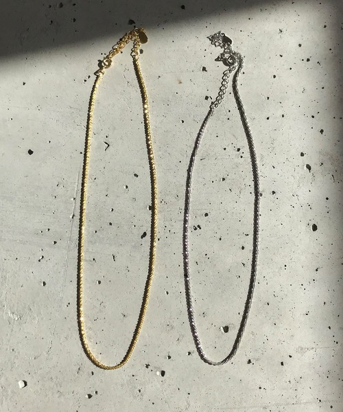 ABBEY MARKET(アビーマーケット)の「シルバー ネックレス チョーカー Chain Necklace(ネックレス・レディース・ゴールド/シルバー・FREE)」の8枚目の写真