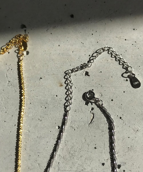 ABBEY MARKET(アビーマーケット)の「シルバー ネックレス チョーカー Chain Necklace(ネックレス・レディース・ゴールド/シルバー・FREE)」の3枚目の写真