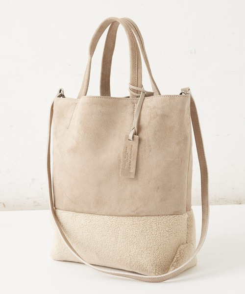 marco masi（マルコマージ）の「《MARCO MASI》トートバッグ（ショルダーバッグ・レディース・ベージュ・FREE）」の2枚目の写真