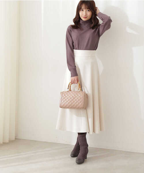 PROPORTION BODY DRESSING（プロポーションボディドレッシング）の「メタル釦天竺ハイネックニット / 1211270023（ニット/セーター・レディース・ホワイト系その他/パープル系その他/ブラウン系その他・MEDIUM/SMALL）」の19枚目の写真