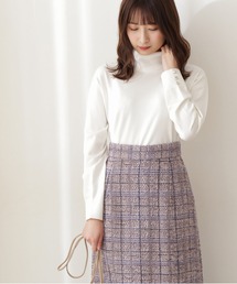 PROPORTION BODY DRESSING | メタル釦天竺ハイネックニット / 1211270023(ニット/セーター)