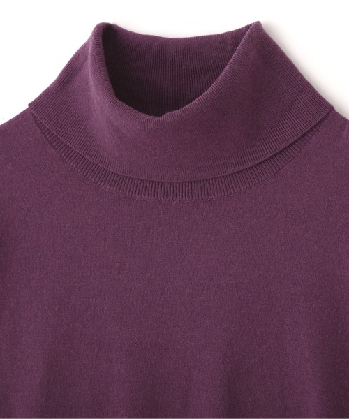 PROPORTION BODY DRESSING（プロポーションボディドレッシング）の「メタル釦天竺ハイネックニット / 1211270023（ニット/セーター・レディース・ホワイト系その他/パープル系その他/ブラウン系その他・MEDIUM/SMALL）」の6枚目の写真