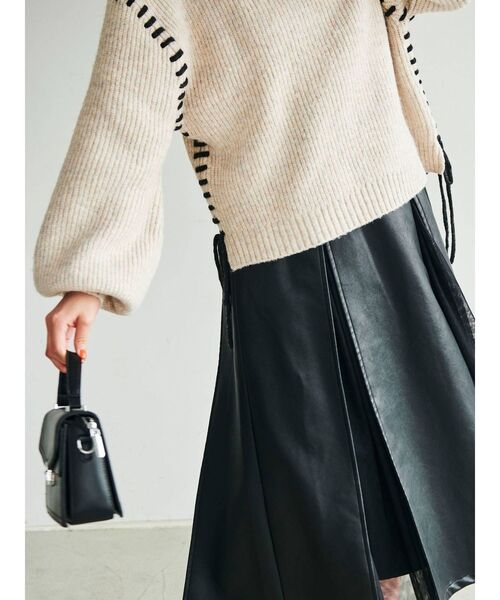 dazzlin（ダズリン）の「ハンドステッチボリュームニット（ニット/セーター・レディース・ベージュ/モカ・FREE）」の19枚目の写真