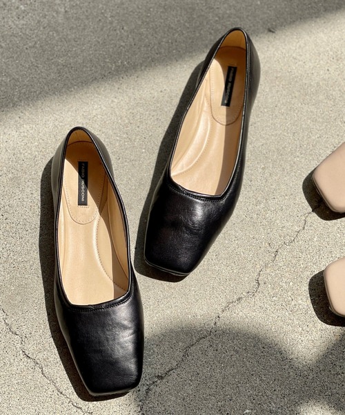 BEARDSLEY（ビアズリー）の「《FABIO RUSCONI》フラットシューズ（パンプス・レディース・ブラウン/ブラック/ブルー/ピンク/アイボリー・36/38/37/39）」の3枚目の写真