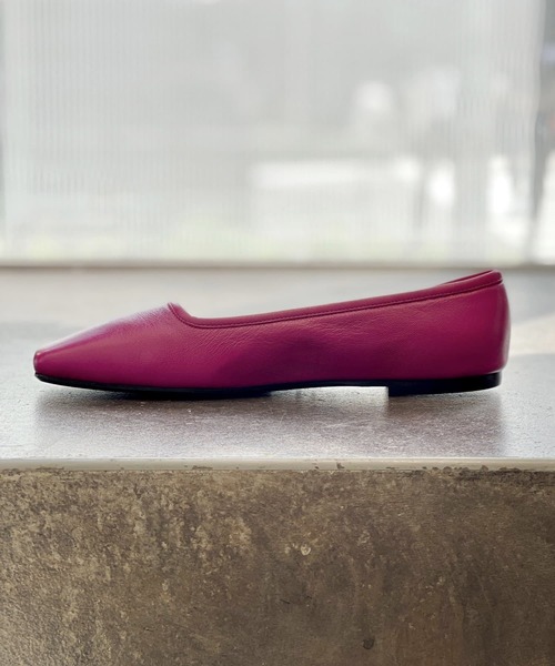 BEARDSLEY（ビアズリー）の「《FABIO RUSCONI》フラットシューズ（パンプス・レディース・ブラウン/ブラック/ブルー/ピンク/アイボリー・36/38/37/39）」の10枚目の写真