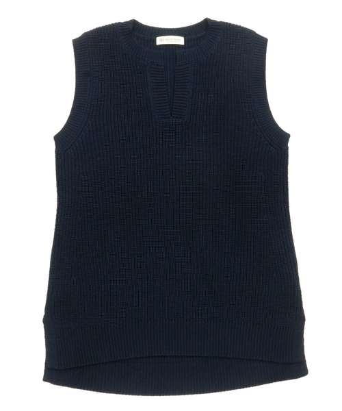 TOKYO SHIRTS（トウキョウシャツ）の「キーネック ニットベスト（ベスト・レディース・ダークブラウン/ライラック/グレー/ラベンダー/ネイビー・M/L）」の16枚目の写真