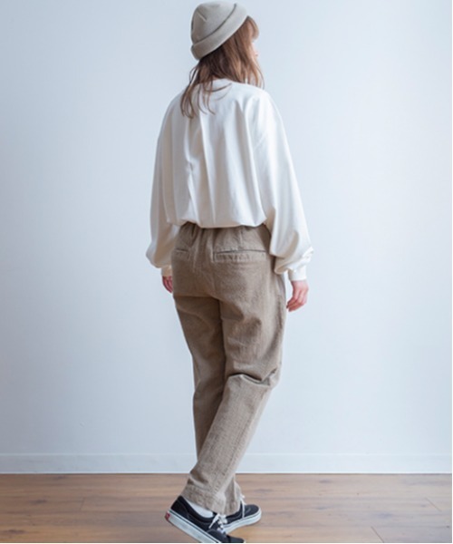 Universal Style Wear(ユニバーサルスタイルウェア)の「Universal Style Wear センタータック ロンT(Tシャツ/カットソー・メンズ・ブラウン/ホワイト/ブラック・LARGE/MEDIUM/X-LARGE)」の18枚目の写真