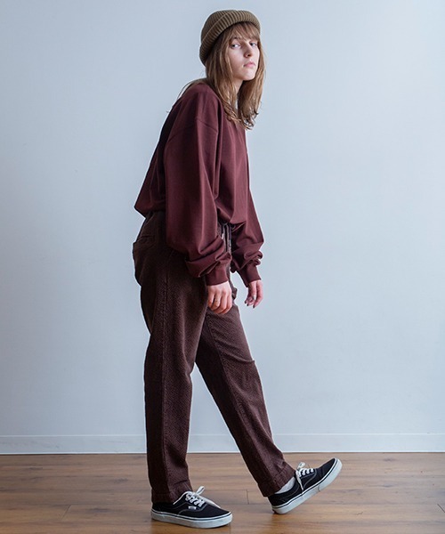 Universal Style Wear(ユニバーサルスタイルウェア)の「Universal Style Wear センタータック ロンT(Tシャツ/カットソー・メンズ・ブラウン/ホワイト/ブラック・LARGE/MEDIUM/X-LARGE)」の16枚目の写真
