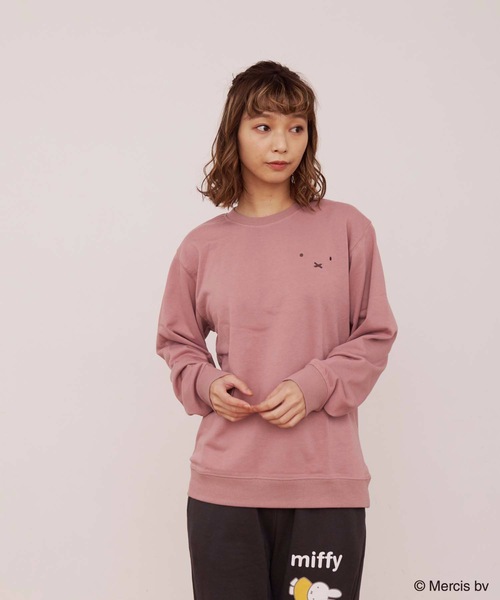 Miffy( ミッフィー)の「【MIFFY/ミッフィー】 裏毛スウェット トレーナー(スウェット・メンズ・ピンク/ベージュ/スミクロ/ブルー/ベージュ系その他/オリーブ/オフホワイト/その他1/ホワイト系その他・X-LARGE/LARGE/MEDIUM)」の8枚目の写真