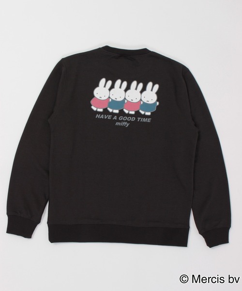 Miffy( ミッフィー)の「【MIFFY/ミッフィー】 裏毛スウェット トレーナー(スウェット・メンズ・ピンク/ベージュ/スミクロ/ブルー/ベージュ系その他/オリーブ/オフホワイト/その他1/ホワイト系その他・X-LARGE/LARGE/MEDIUM)」の19枚目の写真