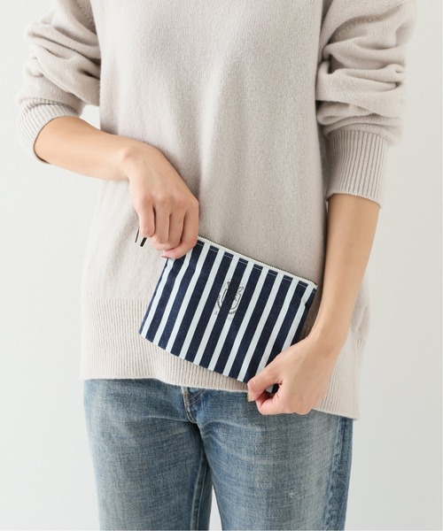 JOURNAL STANDARD LUXE(ジャーナルスタンダード ラックス)の「ストライプ ポーチセット(ポーチ・レディース・ネイビー・FREE)」の3枚目の写真