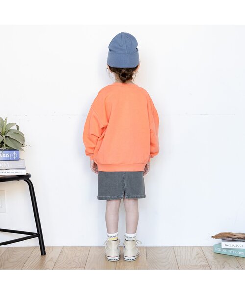 BREEZE(ブリーズ)の「ケミカルウォッシュデニムスカート(スカート・キッズ・グレー/ブルー・140/100/110/90/80/120/130)」の6枚目の写真