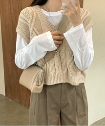 FROM BEGINNING フィッシュ―マンニットベスト