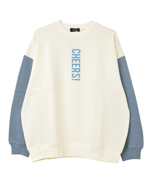 RAT EFFECT（ラットエフェクト）の「【裏起毛】タテロゴプリントトレーナー（スウェット・キッズ・ブラック/ライトブルー/アイボリー/グリーン/チャコールグレー・120/130/140/150/160）」の16枚目の写真